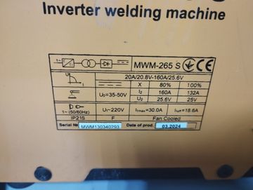 Б/в Зварювальний апарат M?Chtz mwm-265 s 01-200829285