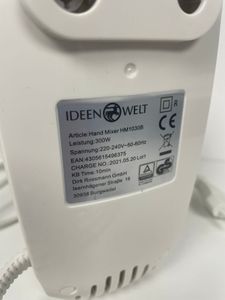 Б/в Міксер Ideen Welt hm1030b 01-200849354