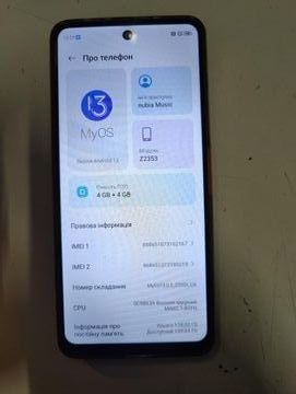 Б/у Мобильный телефон Zte nubia music 4/128gb pop art 01-200855960