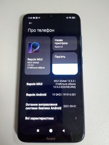 Б/у Мобільний телефон Xiaomi redmi 8 3/32gb 01-200897095