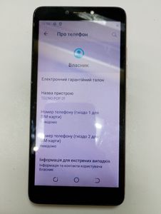 Б/в Мобільний телефон Tecno pop 2f b1g 1/16gb 01-200918530