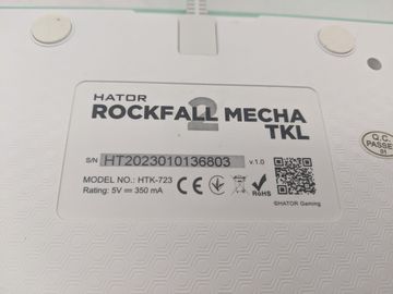 Б/в Клавіатура Hator rockfall 2 mecha tkl 01-200780661