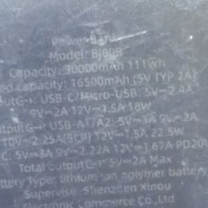 Б/в Повербанк Borofone bj80b 30000mah 22,5w 01-200923169