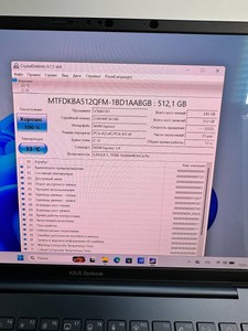 Б/в Ноутбук Asus 14/core ultra 5 125h s1 ddr5/16gb ddr5/ssd 512 gb/*інтегрована 01-200948754