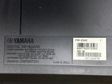 Б/у Синтезатор Yamaha psr-e343 01-200955239