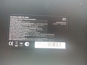 Б/в Зарядна станція Ecoflow delta mini 01-200989348