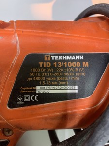 Б/в Дриль ударний Tekhmann tid 13/1000м 01-200994968