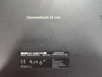 Б/в Ноутбук Dell 11/celeron n3060 ddr3/4gb ddr3/hdd 20 gb/ssd *відсутній/*інтегрована 01-201011974