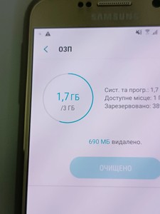 Б/у Мобільний телефон Samsung g920f galaxy s6 32gb 01-201003729