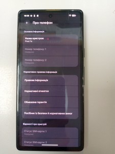 Б/в Мобільний телефон Google pixel 7a 8/128gb 01-201019434