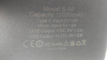 Б/в Повербанк Zane s-59 (10000 mah) 01-201039762