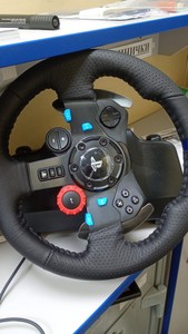 Б/в Кермо ігрове Logitech g29 driving force racing wheel + g driving force shifter 01-201060924