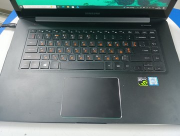 Б/в Ноутбук Samsung 15/core i7 6700hq ddr3/8gb ddr3/hdd *відсутній/ssd 256 gb/geforce gtx950m 01-201090847