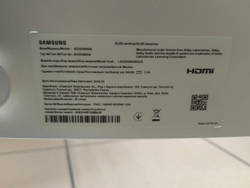 Б/в Монітор Samsung odyssey gaming g80sd ls32dg800sixua 01-201098103