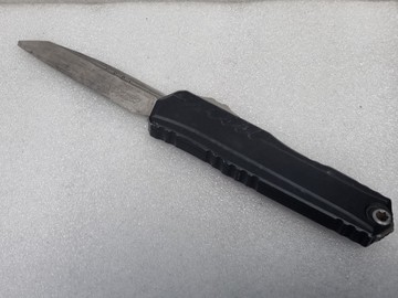 Microtech cypher ii stonewash tan
