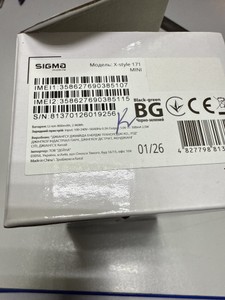 Б/в Мобільний телефон Sigma x-style 171 mini 01-201159351