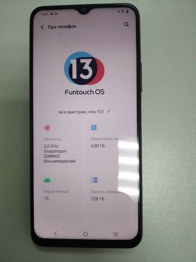 Vivo y31 4/128gb