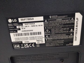 01-200580926: Lg 50up77003lb