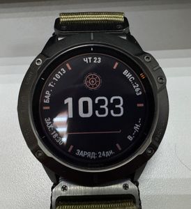01-200763034: Garmin fenix 6x pro solar titanium carbon dlc