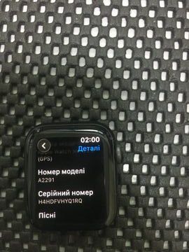Б/в Смарт-годинник Apple watch series 6 gps aluminium case 40mm 01-200817391