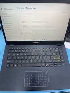 Asus 14/celeron n4020 ddr4/4gb ddr4/hdd *відсутній/ssd 120 gb/*інтегрована