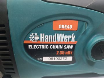 Б/у Пила цепная электро Handwerk gke40 01-200847538