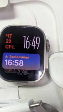 Б/в Смарт-годинник Apple watch ultra 2 gps + cellular 49mm titanium case 01-200858476