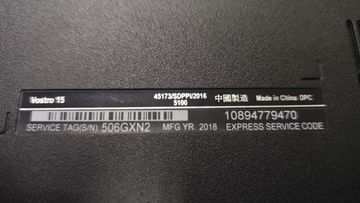 Б/в Ноутбук Dell 15/core i3 7130u ddr3/4gb ddr3/hdd 1000 gb/ssd *відсутній/*інтегрована 01-200880935