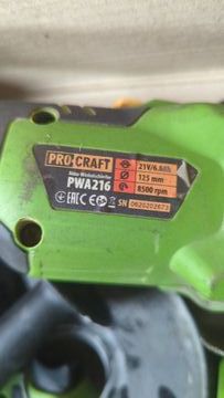 Б/в Набір електроінструментів Procraft pwa216 + pa18ln 01-200886249