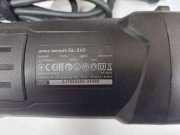 Б/в Кутова шліфмашина Dnipro-M gl-240 01-200918129