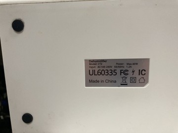 Б/у Осушитель воздуха Dehumidifier ct2 01-200988809