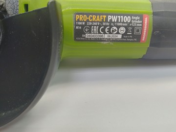 Б/в Кутова шліфмашина Procraft pw-1100 01-201002074
