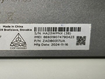 Б/в Планшет Lenovo tab m11 tb330xu 8/128gb lte + pen 01-201001582