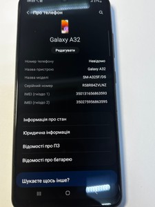Б/в Мобільний телефон Samsung a325f galaxy a32 4/128gb 01-201002760