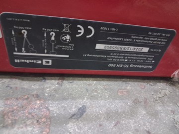 Б/в Електричний тельфер Einhell tc-eh 500 01-201086489