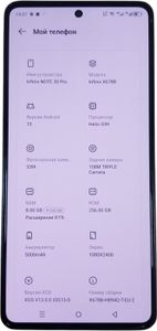 01-200744873: Infinix note 30 pro x678b 8/256gb