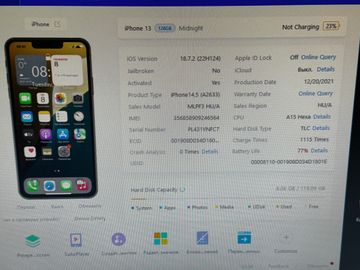 Б/у Мобильний телефон Apple iphone 13 128gb 01-200808925