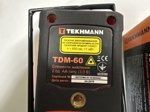 Б/в Лазерний нівелір Tekhmann tdm-60 01-200842483