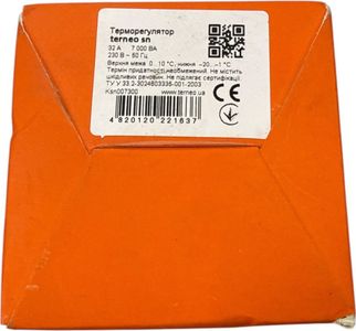 Б/в Терморегулятор Terneo 32a 7000ba 230b-50гц 01-200844771