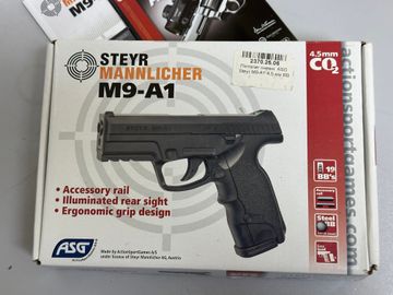 Б/в Пістолет пневматичний Asg steyr m9-a1 01-200848853