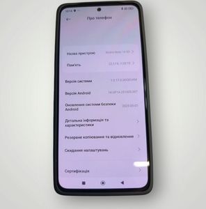 Б/в Мобільний телефон Xiaomi redmi note 14 5g 6/128gb 01-200844130