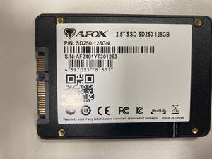 Б/в Ssd накопичувач Afox sd250 128 gb 01-200912417