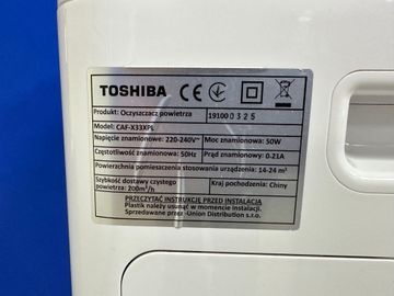 Б/в Очищувач повітря Toshiba caf-x33xpl 01-200918167