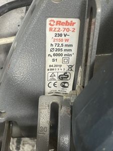 Б/в Пила дискова Rebir rz2-70-2 01-200925338