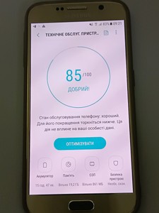 Б/у Мобільний телефон Samsung g920f galaxy s6 32gb 01-201003729