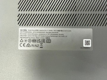 Б/в Ноутбук Lenovo 15/n100 ddr4/4gb ddr3/ssd 128 gb/*інтегрована 01-201016955