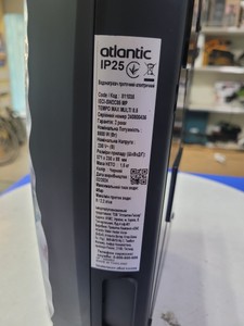 Б/в Водонагрівач електричний проточний Atlantic tempo max multi ieci-sw2c85 mp 8.5 kw 01-200816437