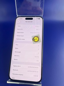 Б/в Мобільний телефон Apple iphone 15 pro max 1tb 01-201013944