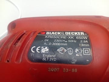 Б/в Дриль ударний Black&Decker kr650cre-xk 01-201116194