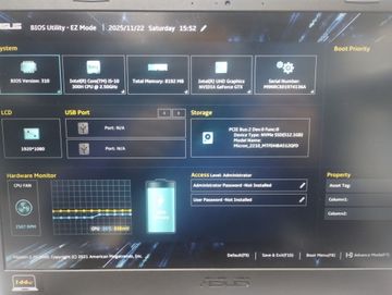 Б/в Ноутбук Asus 15/core i5-10300h ddr4/8gb ddr4/hdd *відсутній/ssd 512 gb/geforce gtx1650 4gb 01-200749966